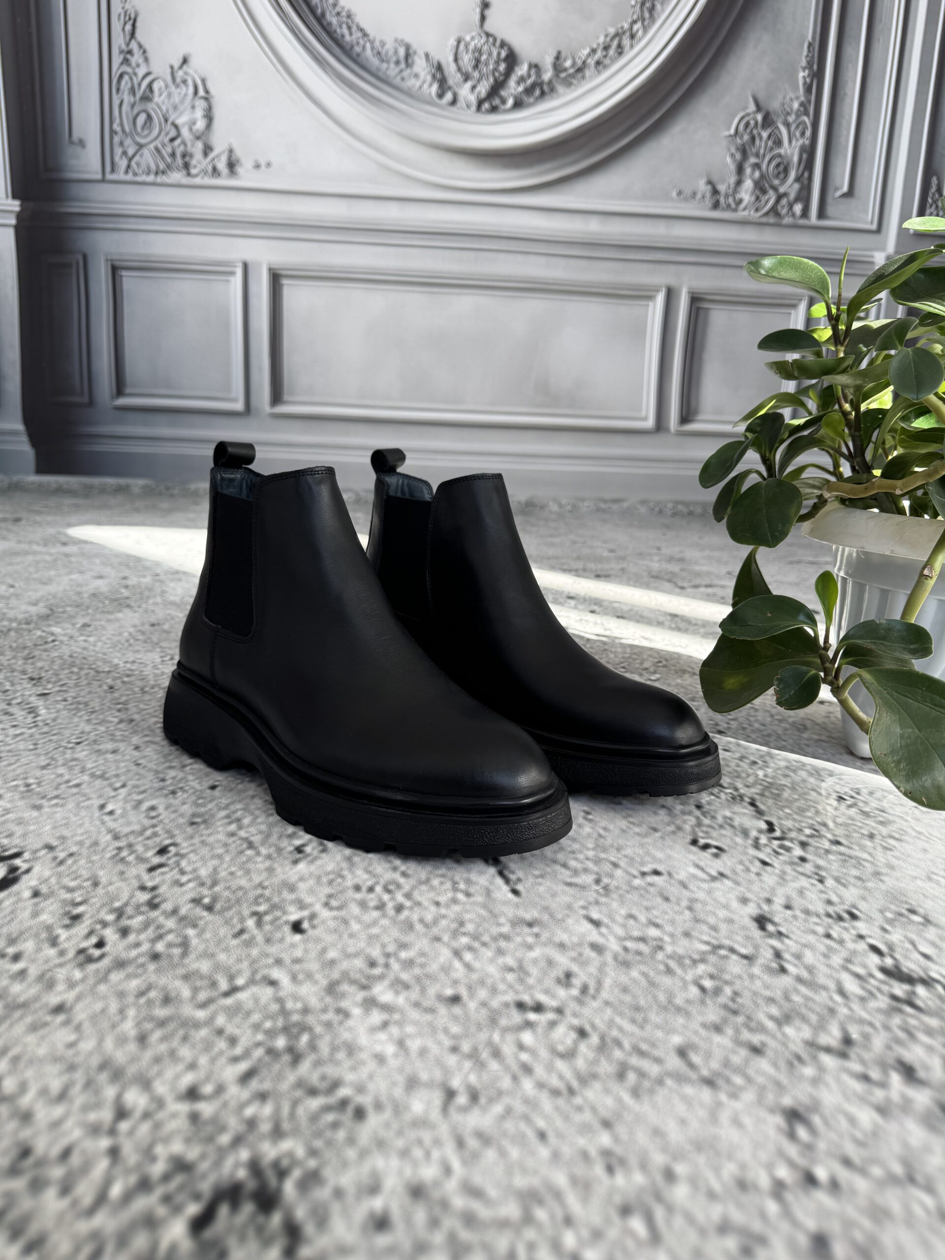 بوت چرم طبیعی چلسی مدل برشکا