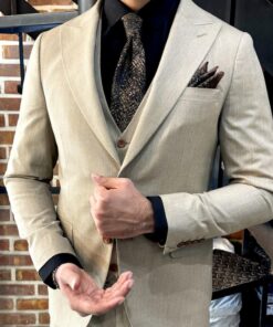 کت وشلوار کلاسیک دو دکمه دیپلمات